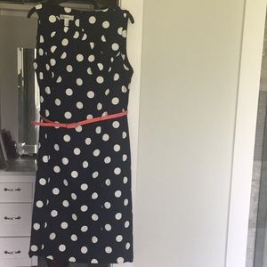 Dress barn polka dot sheath dress